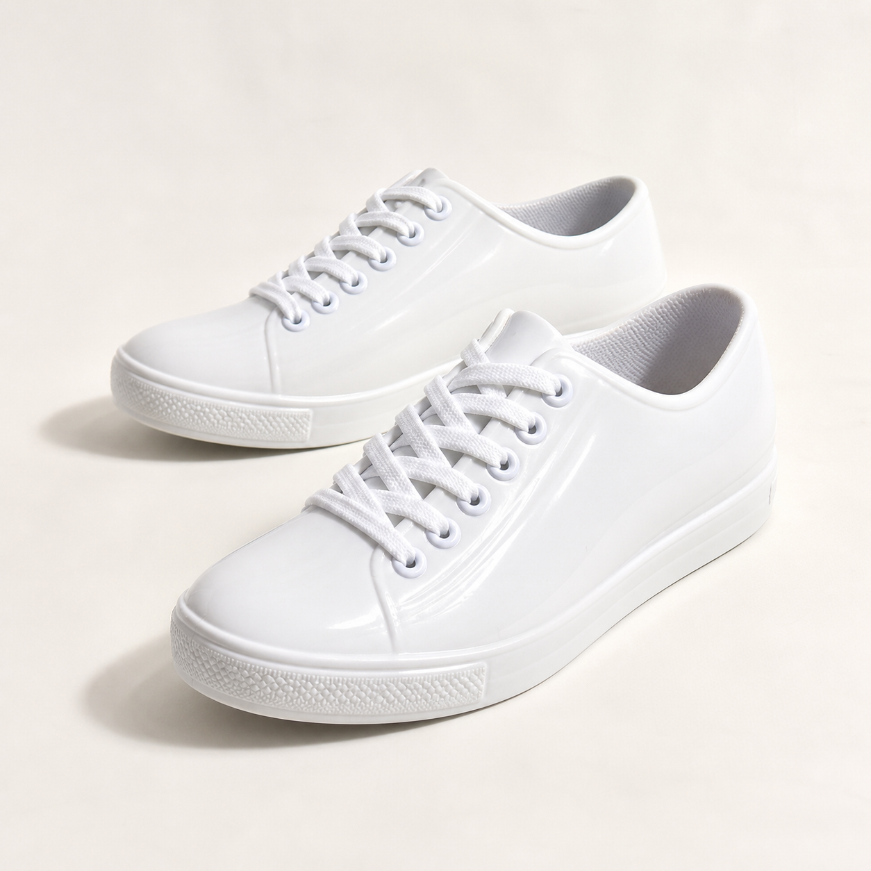 White washable rubber shoes for NYSC camp